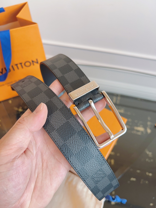 ルイヴィトンベルト角部分ディテール